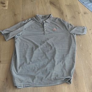XXL Black and white Peter Millar golf shirt